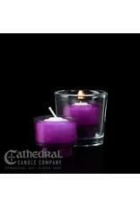 Cathedral Candle 4-Hour Purple Votive ez-Lite Candles (Case of 2 Boxes)