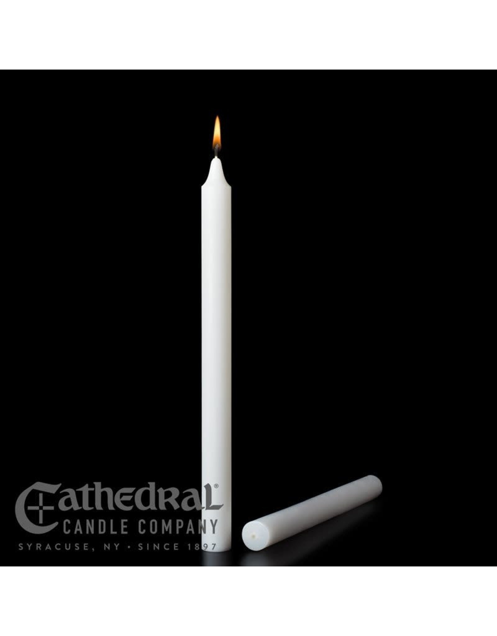 Cathedral Candle Stearine Altar Candles 1-1/8"x9-3/8" PE (18)