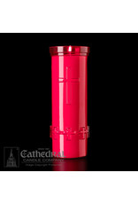 Cathedral Candle 6-Day Devotiona-Lite Ruby Plastic Candles (Each)