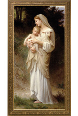 Nelson Art L'Innocence Ornate Gold Framed Canvas Picture