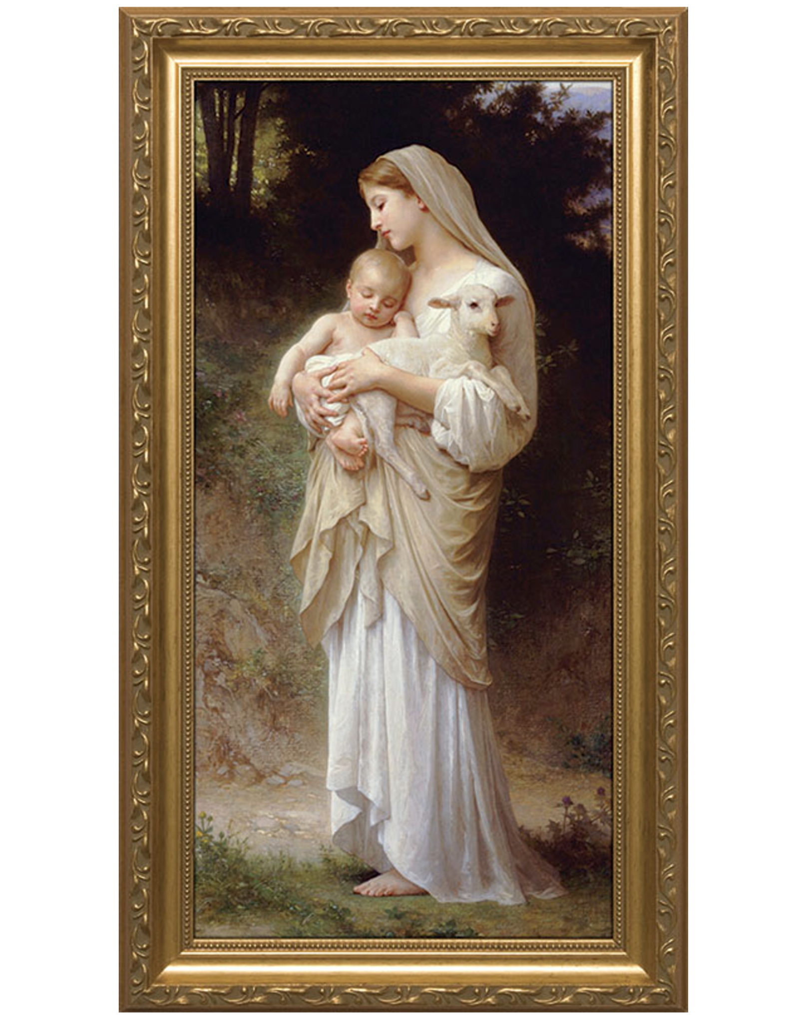 Nelson Art L'Innocence Gold Framed Art Picture 5x10
