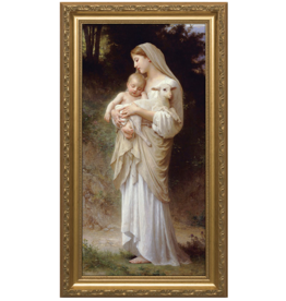 Nelson Art L'Innocence Gold Framed Art Picture 12x24