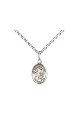 Bliss Guardian Angel Medal - 16" Chain, Sterling Silver