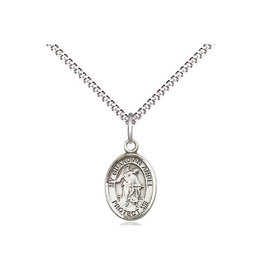 Bliss Guardian Angel Medal - 16" Chain, Sterling Silver