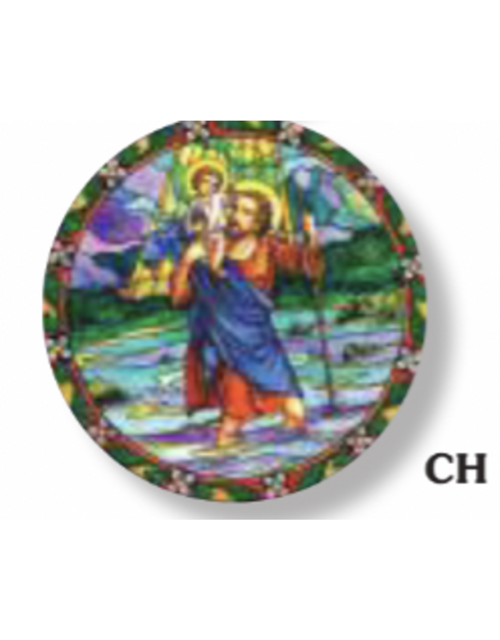 Religious Art Window Decal (5-3/4")