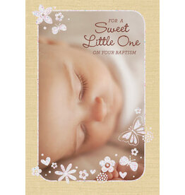 Christian Celebrations Baptism Card - For a Sweet Little One