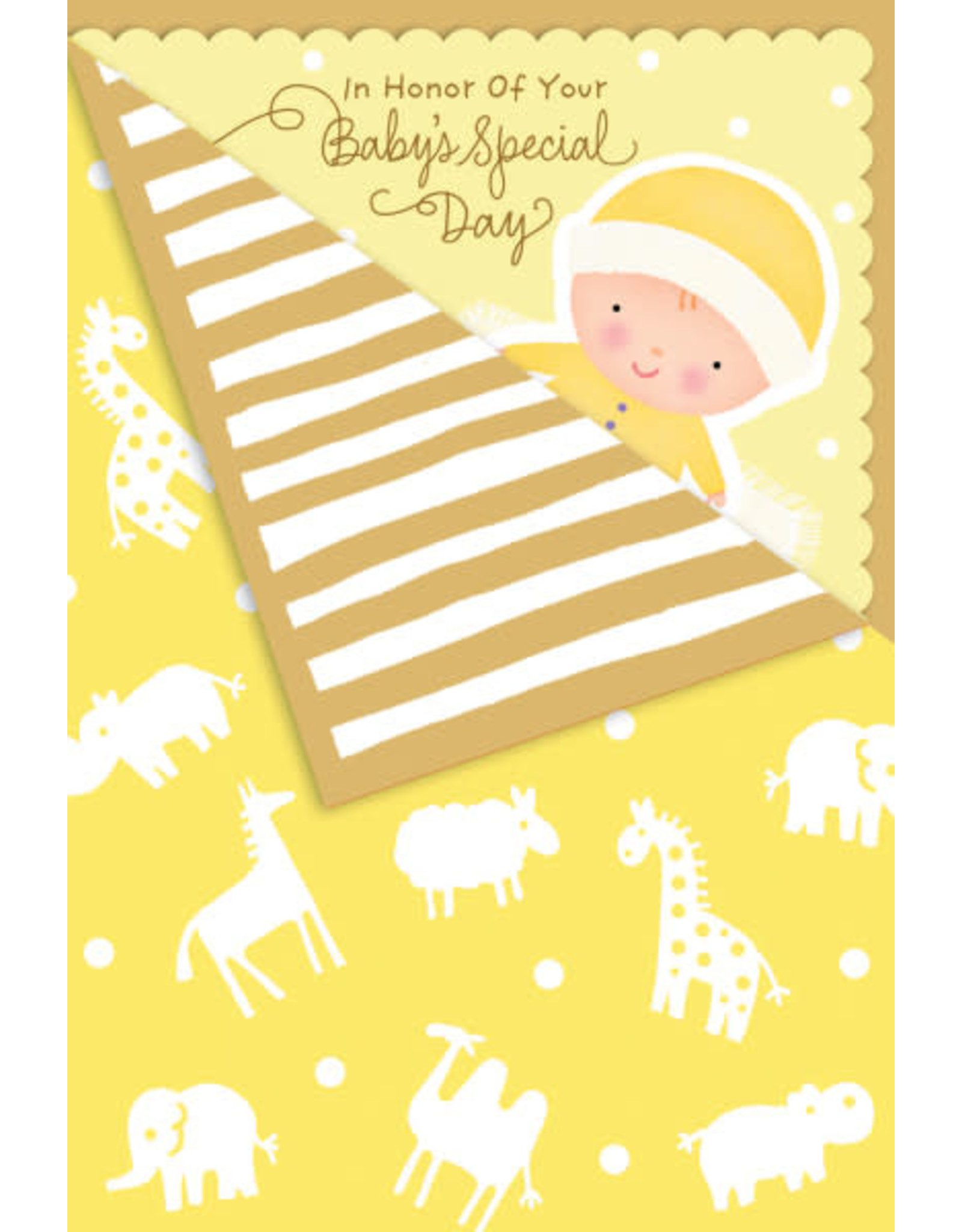 Christian Celebrations Baby Dedication Card - In Honor of Your Baby's Special Day