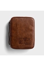 Dayspring Bible Cover - Micah 6:8 - Do Justly Walk Humbly (Faux Leather)