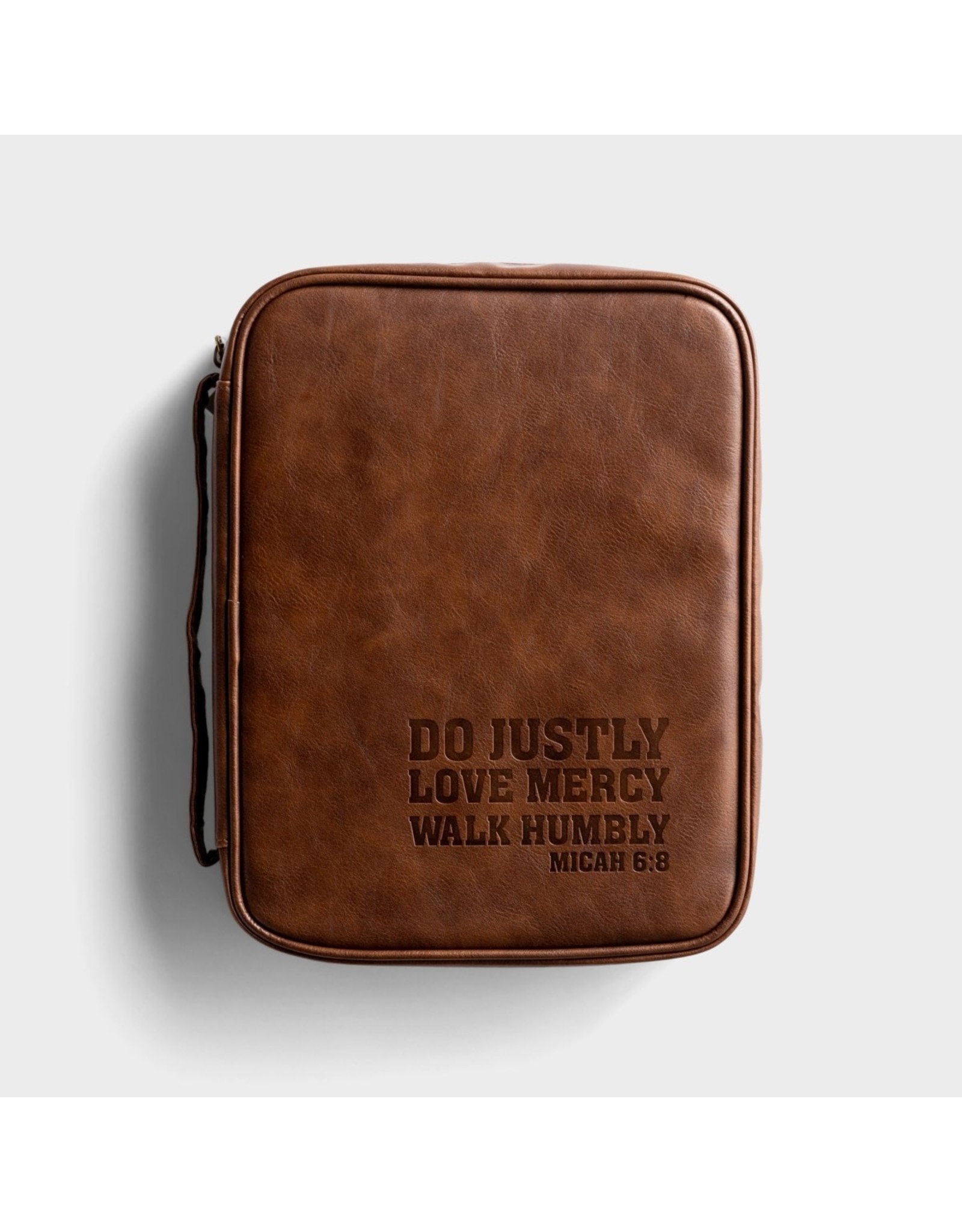 Dayspring Bible Cover - Micah 6:8 - Do Justly Walk Humbly (Faux Leather)