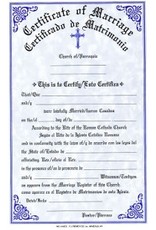 Remey, F.J. Certificates - Marriage, Bilingual (Pad of 50)