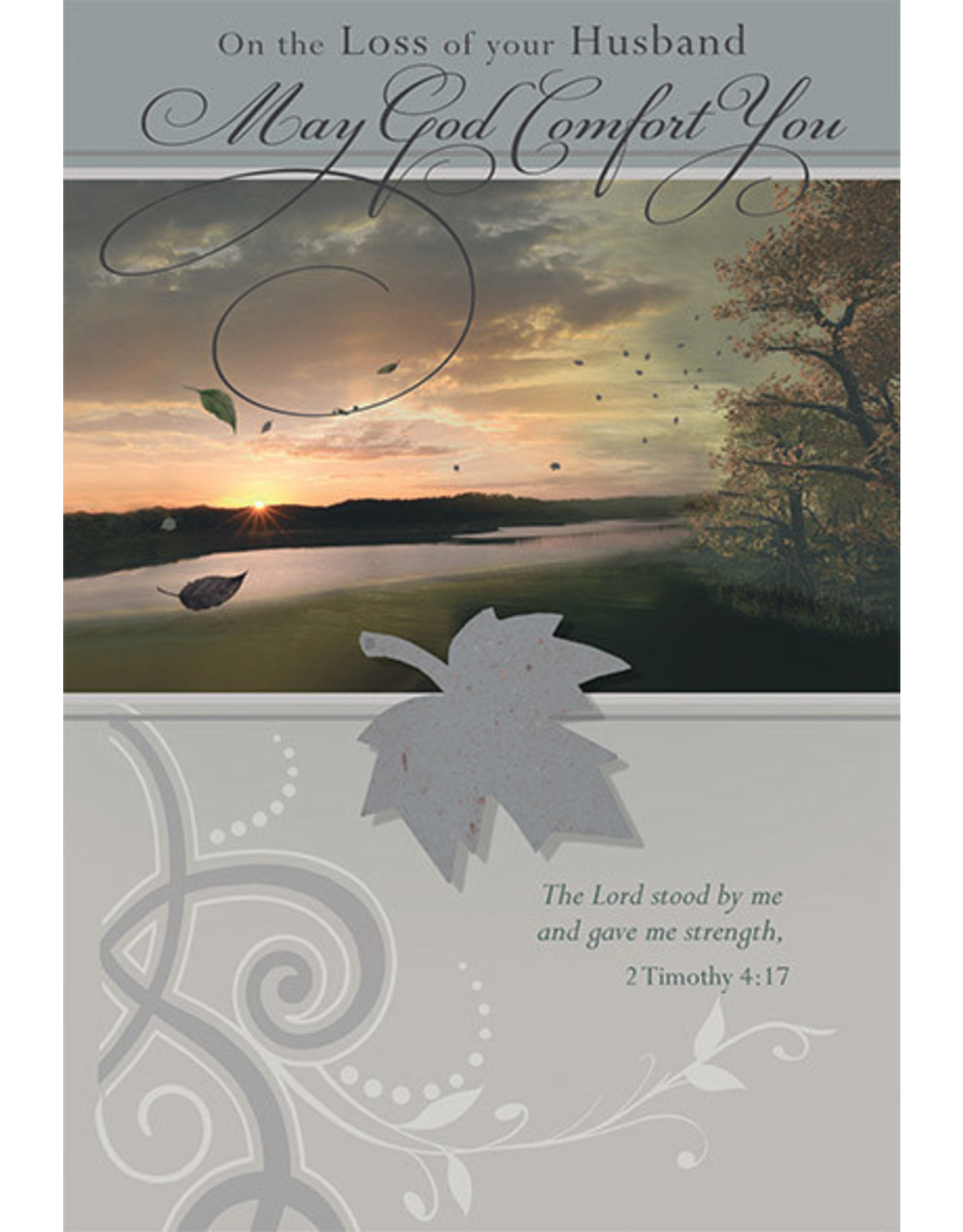 Greetings of Faith Card - Sympathy, Loss of Husband