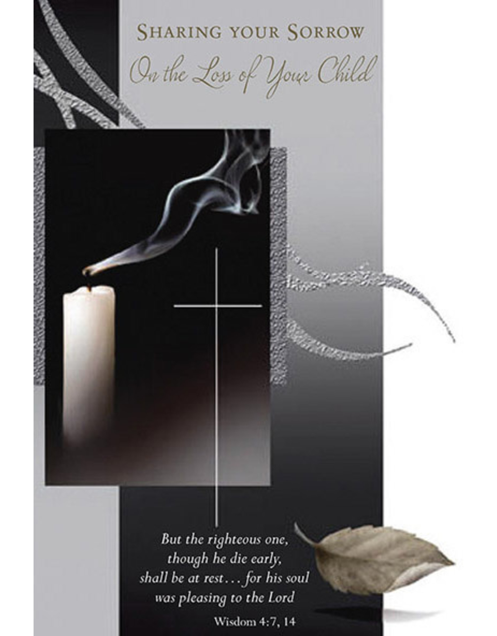 Greetings of Faith Sympathy Card - Loss of Child