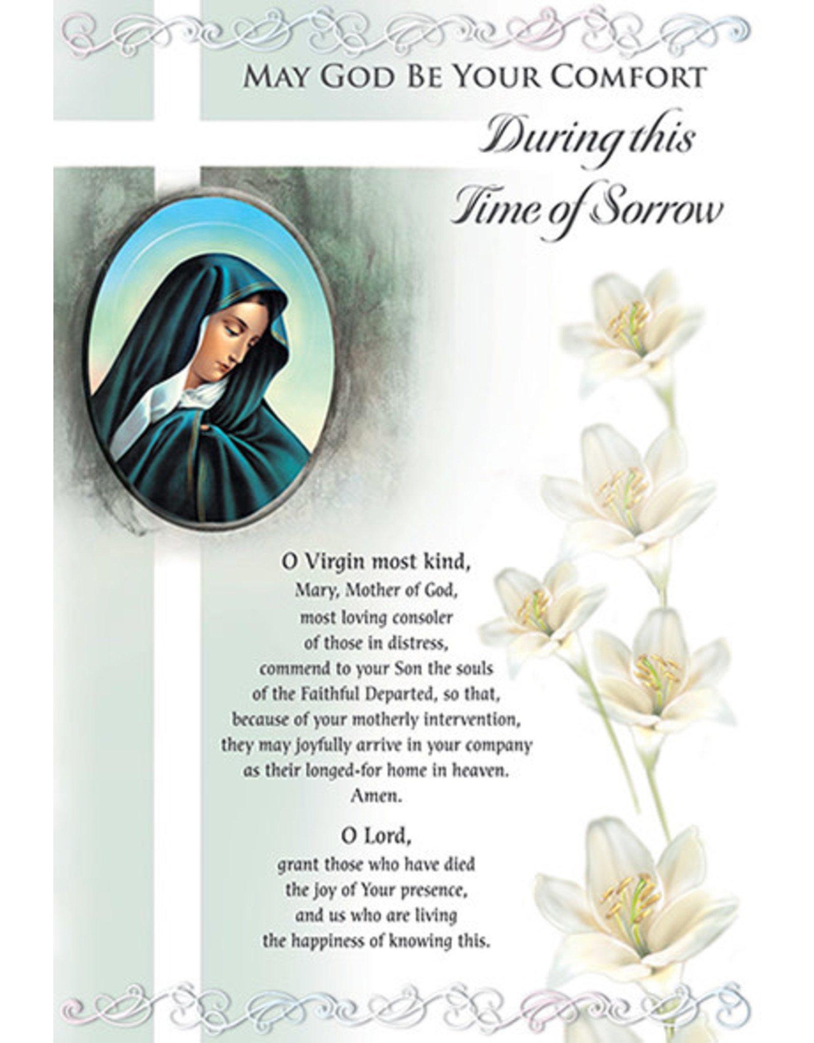 Greetings of Faith Card - Sympathy (This Time of Sorrow)