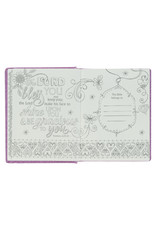 Christian Art Publishers ESV My Creative Bible for Girls -  Purple Glitter Journaling Bible