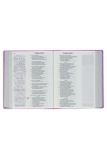 Christian Art Publishers ESV My Creative Bible for Girls -  Purple Glitter Journaling Bible