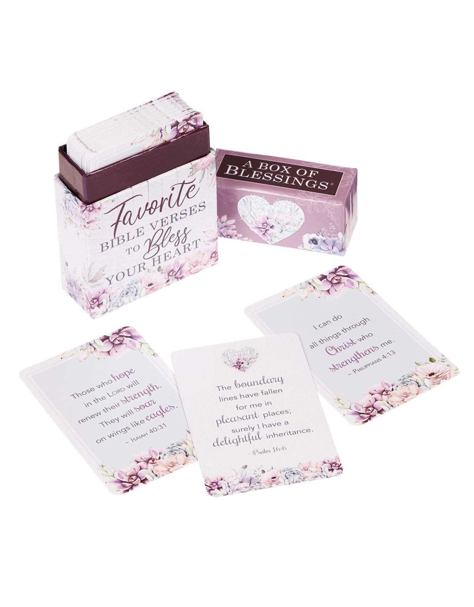 Christian Art Gifts Box of Blessings - Favorite Bible Verses to Bless Your Heart