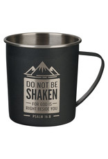 Christian Art Gifts Mug - Do Not be Shaken (Camp-Style Stainless Steel)