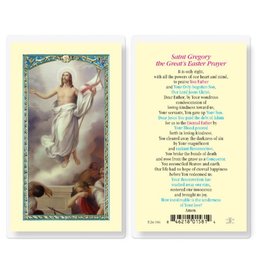 Hirten Holy Card, Laminated - Easter Prayer (St. Gregory)