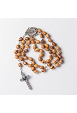 Shomali Jerusalem Rosary made of Olive Wood with Relic