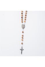 Shomali Jerusalem Rosary made of Olive Wood with Relic