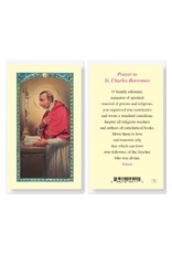 Hirten Holy Card, Laminated - St. Charles of Borromeo