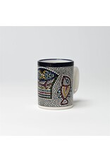 Shomali Ceramic Mug from the Holy Land - Loaves and Fishes