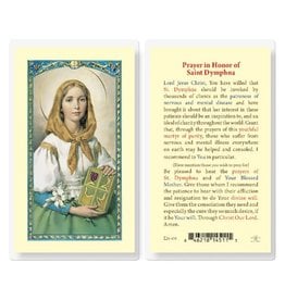 Hirten Holy Card, Laminated - St. Dymphna