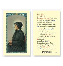 Hirten Holy Card, Laminated - St. Elizabeth Ann Seton