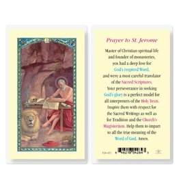 Hirten Holy Card, Laminated - St. Jerome
