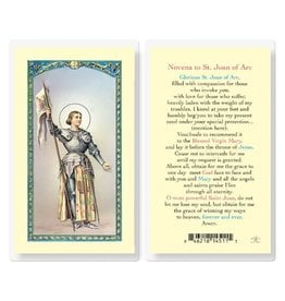 Hirten Holy Card, Laminated - St. Joan of Arc