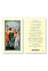 Hirten Holy Card, Laminated - St. John the Baptist