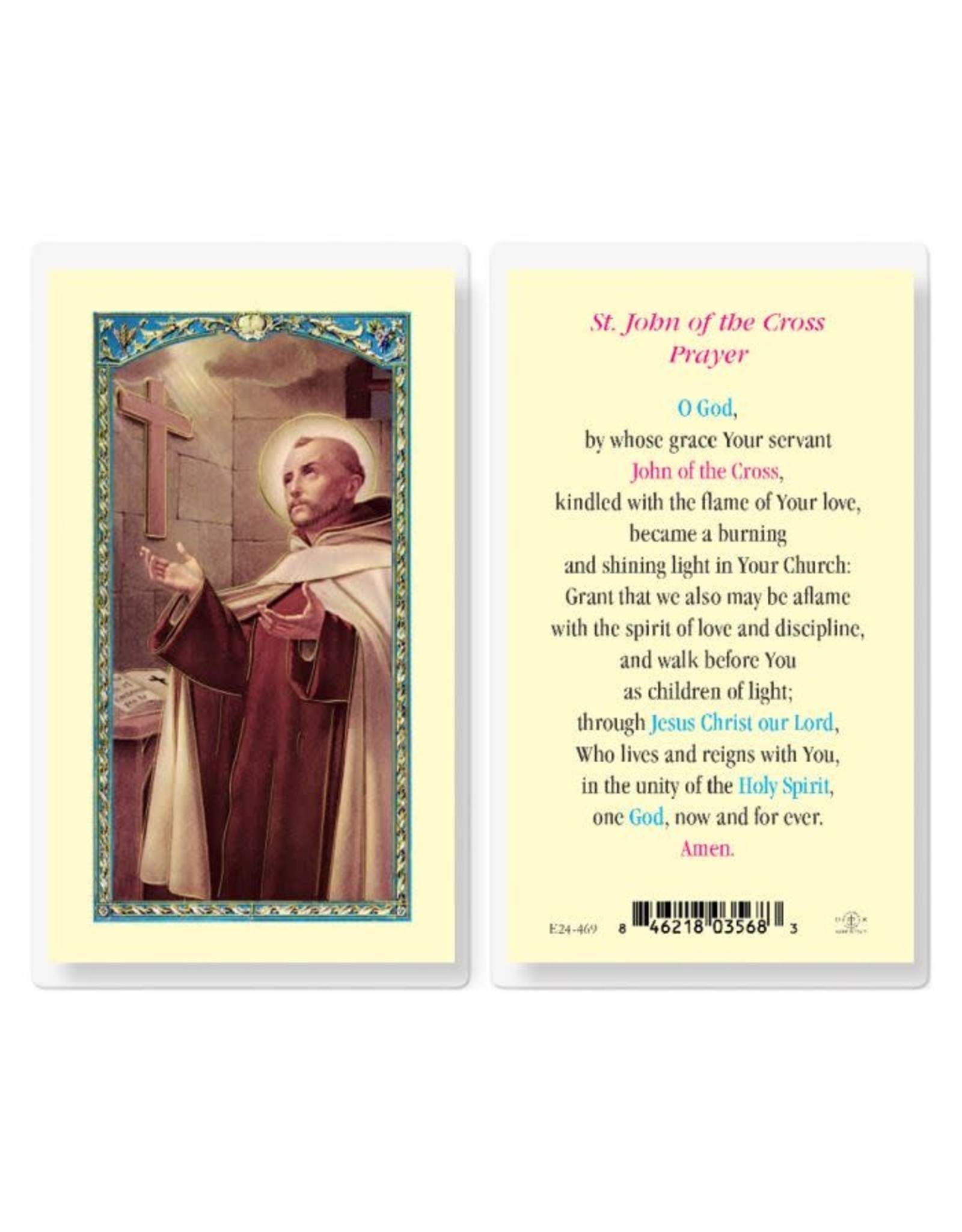 Hirten Card, Laminated - St. John of the Cross Prayer
