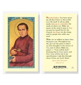 Hirten Holy Card, Laminated - St. John Neumann