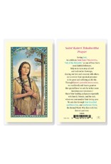 Hirten Holy Card, Laminated - St. Kateri Tekakwitha