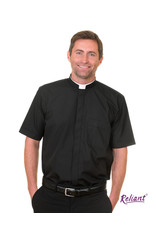 Reliant Clergy Shirt S7451 - Roman Collar - Short Sleeve - Size