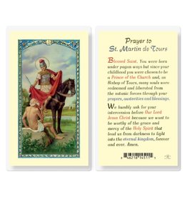 Hirten Holy Card, Laminated - St. Martin de Tours