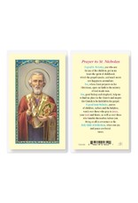 Hirten Holy Card, Laminated - St. Nicholas