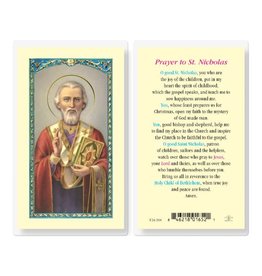 Hirten Holy Card, Laminated - St. Nicholas