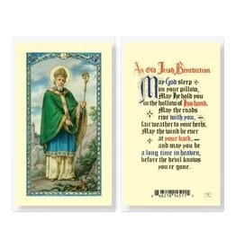 Hirten Holy Card, Laminated - St. Patrick An Irish Benediction