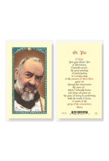 Hirten Holy Card, Laminated - St. Padre Pio