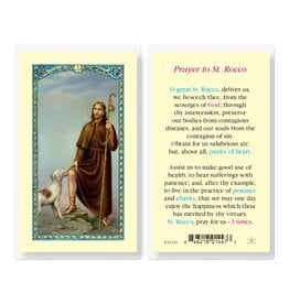 Hirten Holy Card, Laminated - St. Rocco