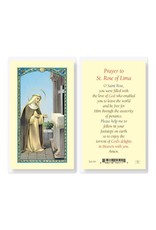 Hirten Holy Card, Laminated - St. Rose of Lima