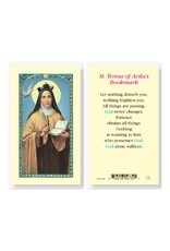 Hirten Holy Card, Laminated - St. Teresa of Avila