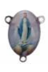 Religious Art Rosary Centerpiece, Color - Various