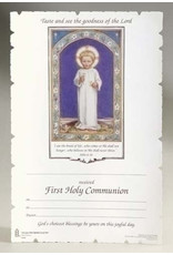 Roman Certificate - First Communion, Taste  & See (Each)