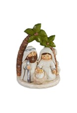 Hirten Figure Holy Family Under Palm