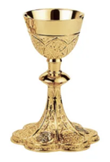 Molina Gothic Chalice, 3 Medallions with Sterling Inner Cup