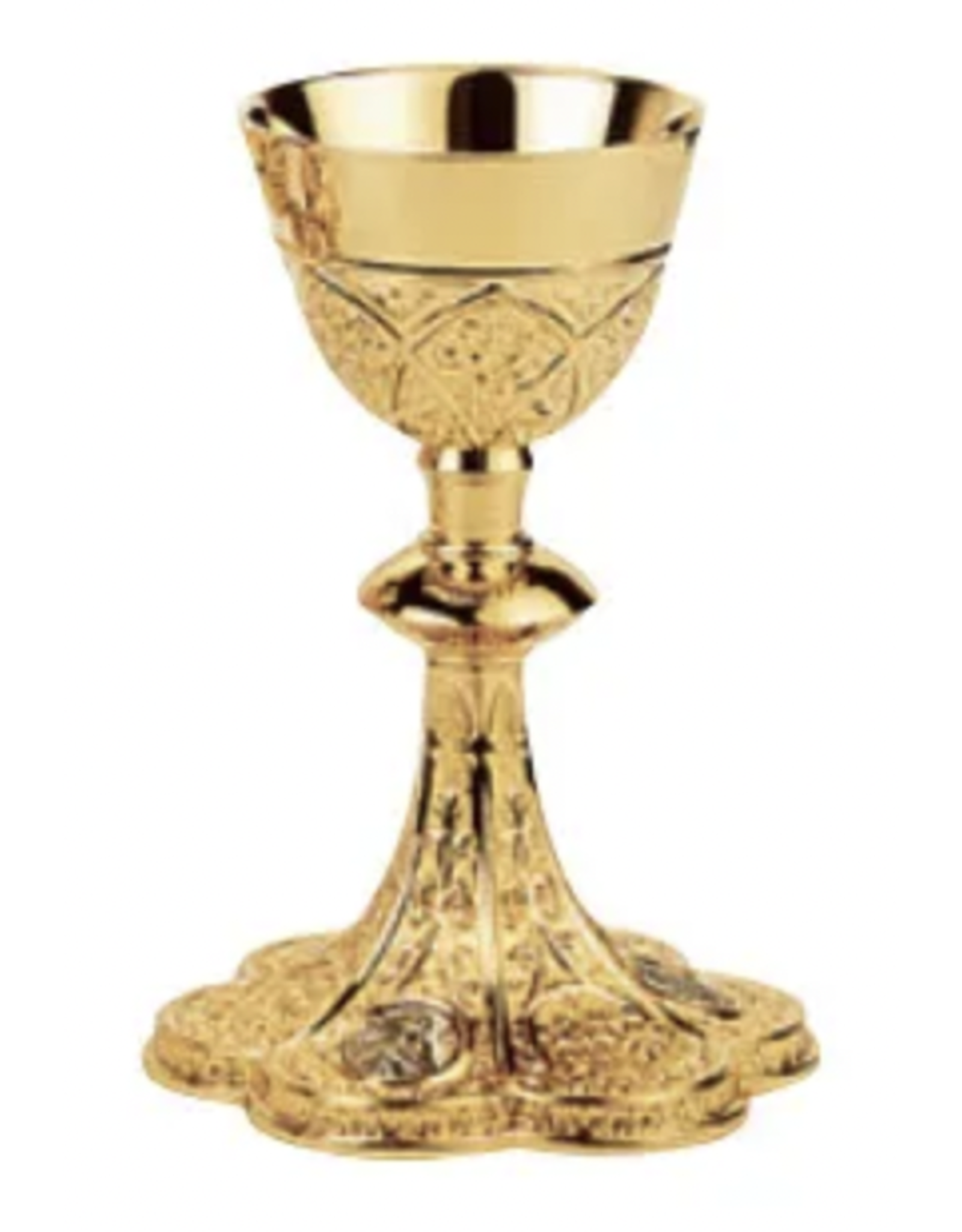 Molina Gothic Chalice, 3 Medallions with Sterling Inner Cup