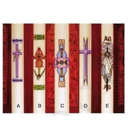 Lux Mundi Paschal Candle Shell 2"x36"