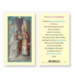 Hirten Holy Card, Laminated - St. Valentine